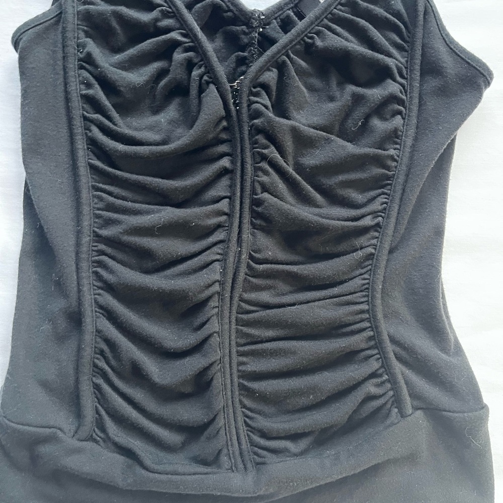 EXPRESS Ruched Zip-Up Camisole - Picture 2 of 12